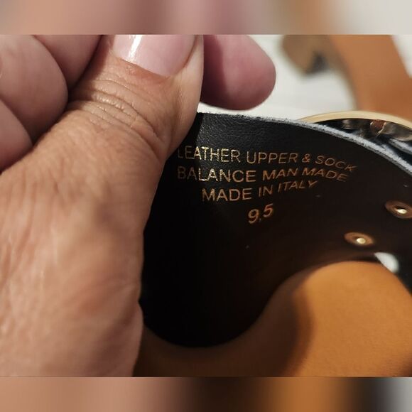 Vince Camuto Corlanda Croc Platform Sandal in Black Size 9.5 - Picture 3 of 14